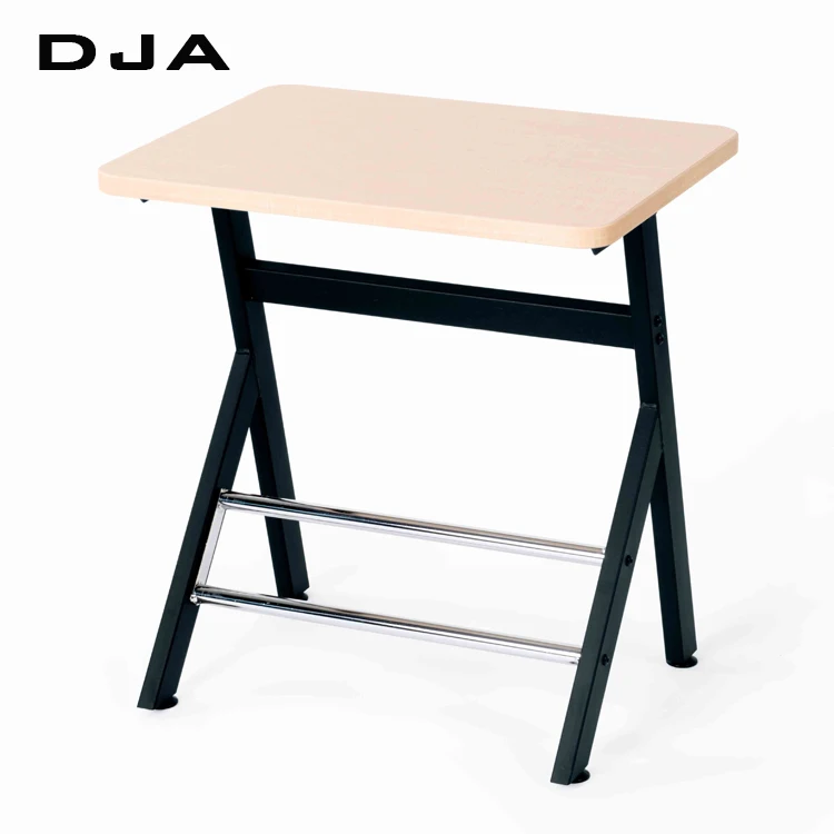 children adult hot sell high qualityModern college School Classroom furnittue Standing Desk And Chair Parts with Foot Rest