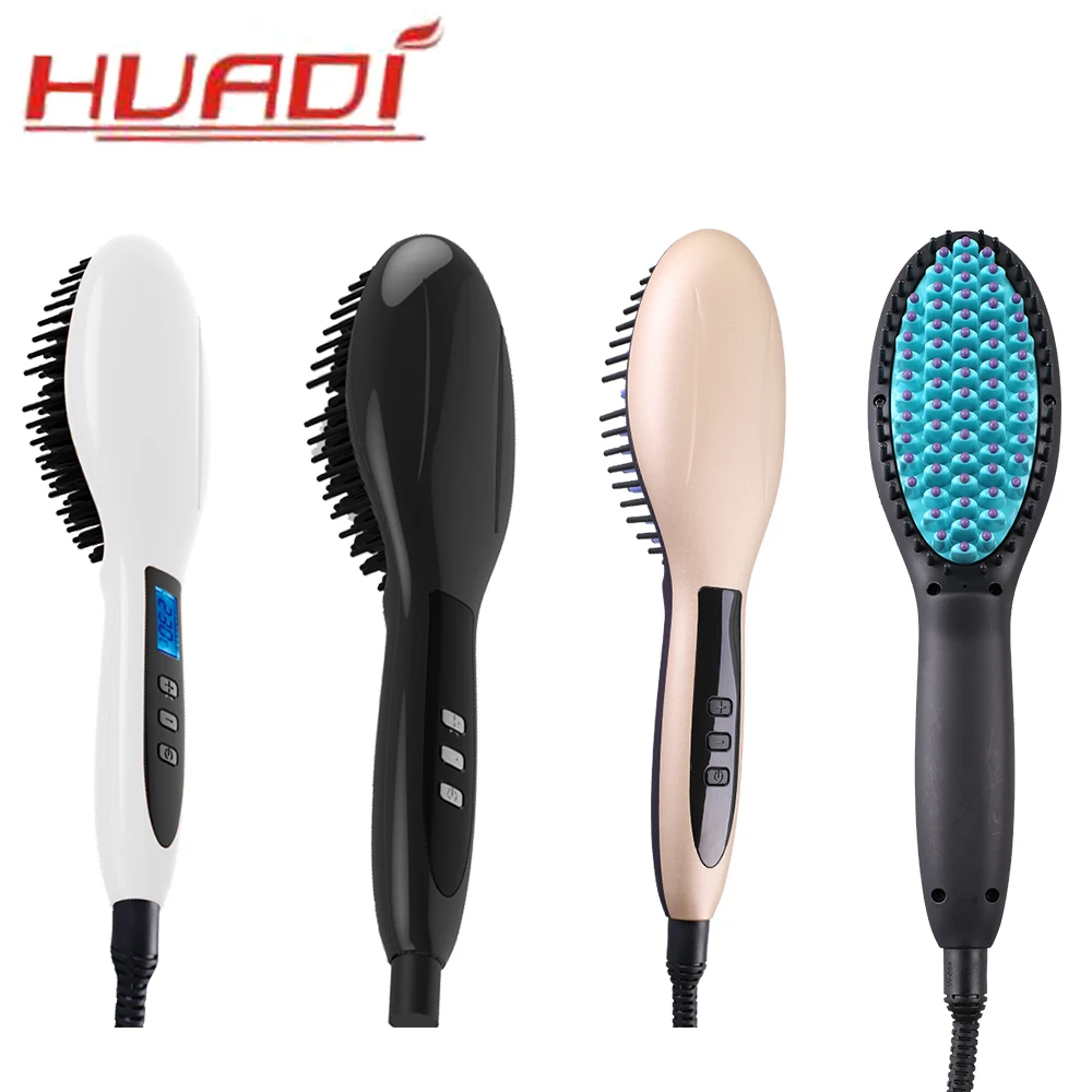 Patent Design Electric Hair Straightening Brush Straightener Comb Fast Heat As Seen On TV