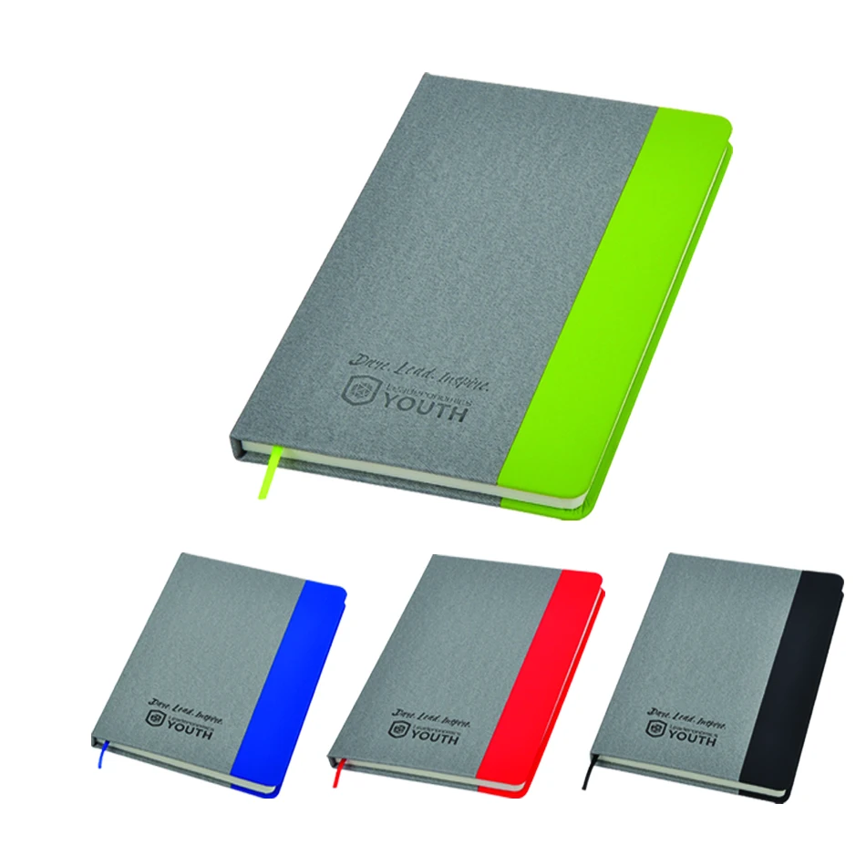 Cheap Hard Journal PU Leather Cover/linen Pocket Diary A5 Promotional Notebook For Custom Logo Branding