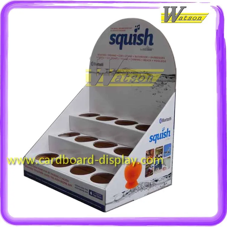 Pop Up 3D Cardboard Counter Display, Paper Display bpx, PDQ Box for Bottles