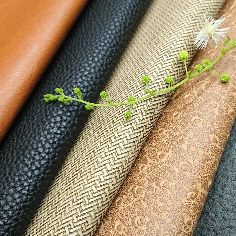 Factory Price Embossed PVC Artificial Leather for Sofa