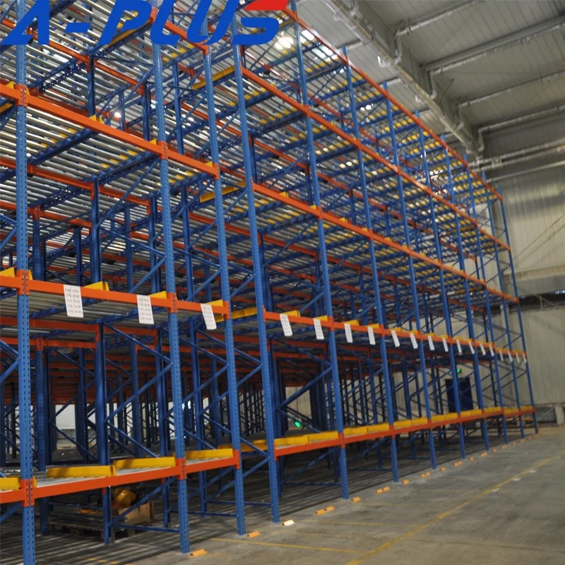 Shelve Storage Racking Customized Gravity Roller Pallet Flow Rack For Warehouse Storage warehouse storage use quality goods