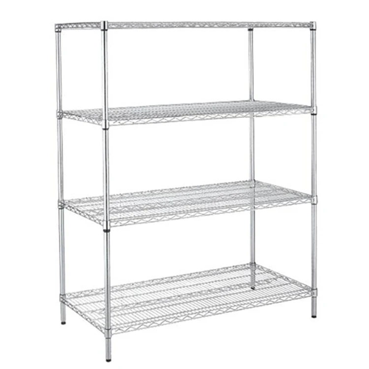 Stainless Steel Round Tube Wire Rack Shelving For Racking And Shelving