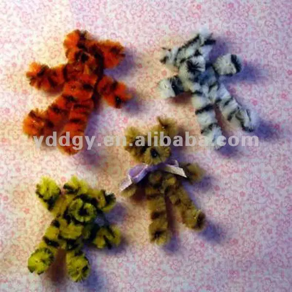
stock craft supplies craft tinsel pom poms and craft 30mm chenille stems for toy accessories 
