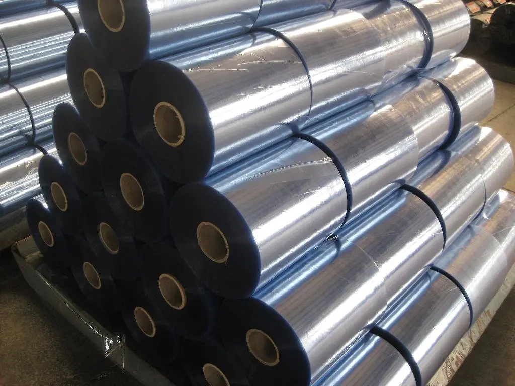 popular EN71 Plastic Flexible Clear PVC Film sheet  for Packaging   0.19mm