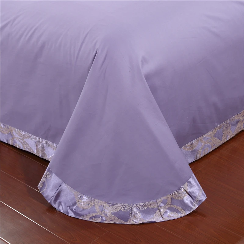 High Quality 100% Cotton and Satin Jacquard Polyester Fabric Adult Sexy Royal Wholesale Home Wedding Bedding Set
