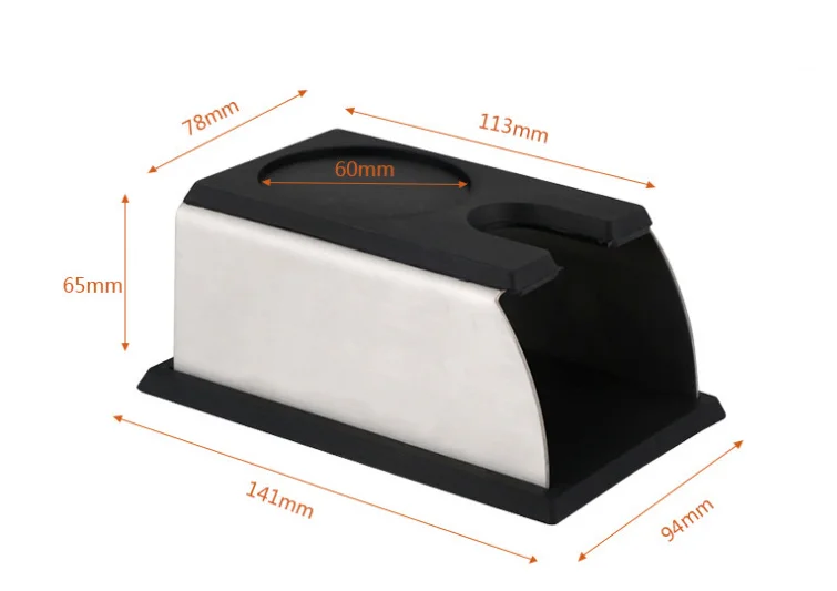Stainless Steel Tamping Stand for Coffee Machine and  Sturdy Coffee Tamper Stand