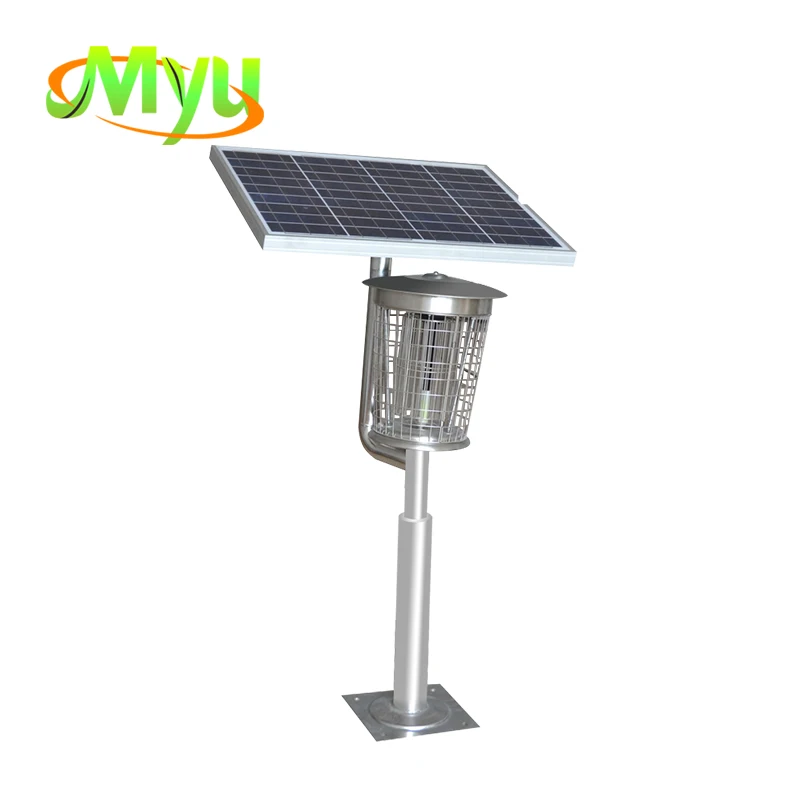 Big Solar Mosquito Zapper Electronic Moth Trap With UV Light Mosquito Killer