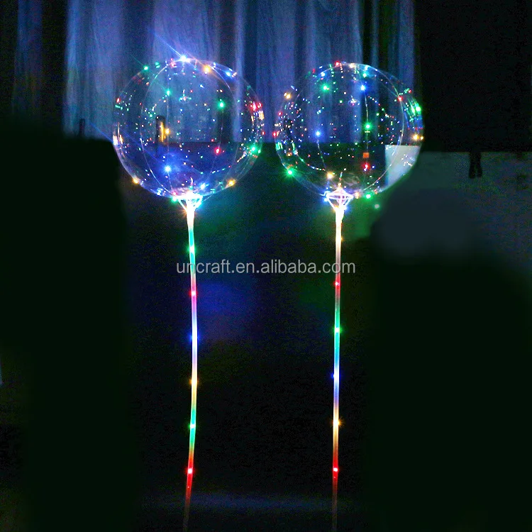 
2020 Amazon Hot sales Led Balloon Flashing Lights Bobo Helium Ballon For Halloween /birthday Party supplies 