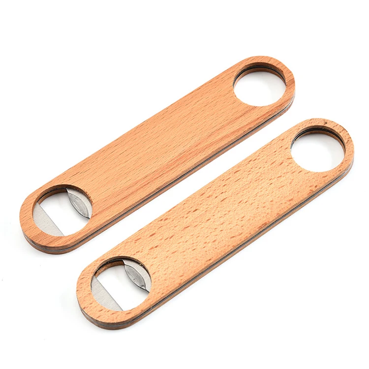 High Quality Wooden Bar Bottle Opener Beer