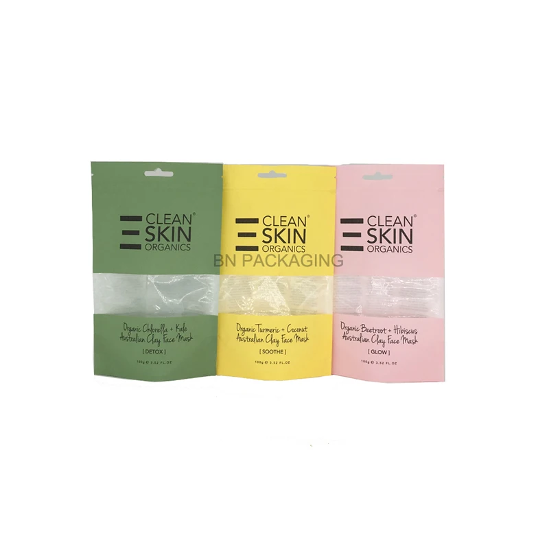 100g 250g 500g biodegradable waterproof paper bag pla coffee bag compostable window