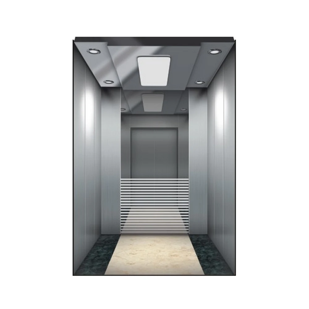 China Manufacturers Screw Drive Passenger Lifts Cabin Hotel Elevator Size