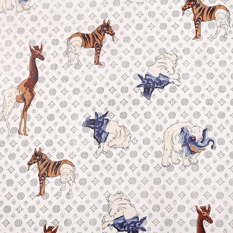 Factory Supply High Quality Fashion Wholesale Custom Print 100% Pure Cotton Fabric for Garment