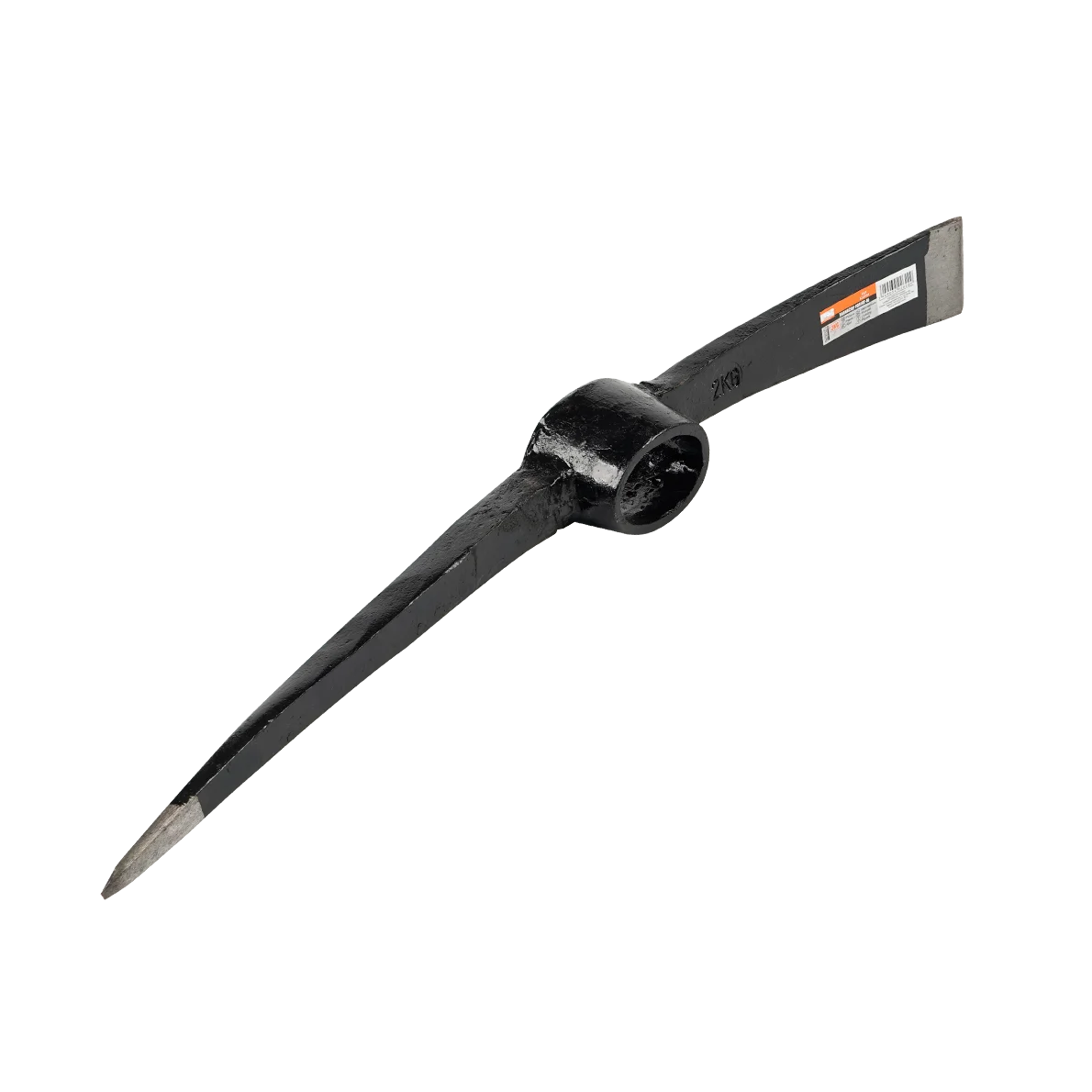 2KG Hot Satle Heated and Tempered Forged Steel Pick Mattock Head Garden STEEL PICK