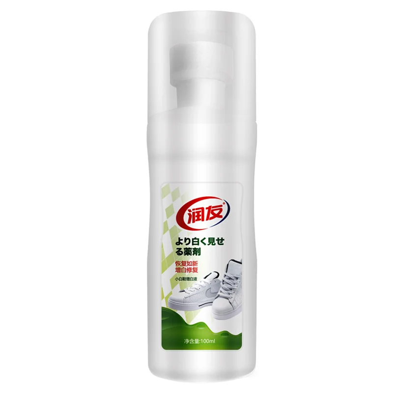 Sneaker sports  shoe whitener shoe cleaning   liquid
