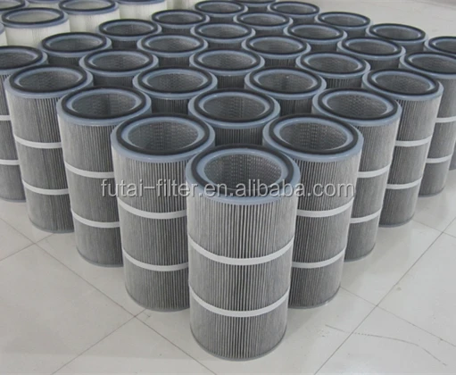 custom made nanofiber anti-static dust cartridge filter for sand blasting