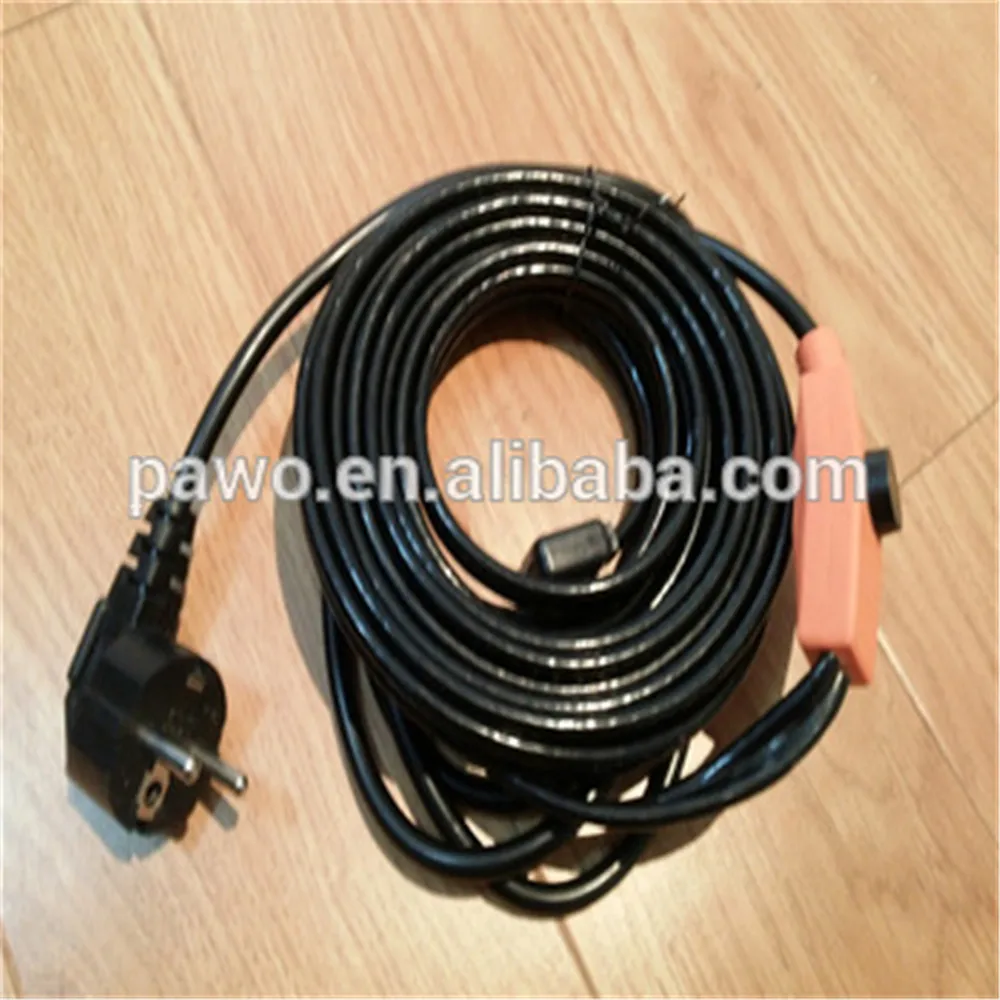 16W/M electric heating cable water pipe heating cable waterproof heating cable 220v