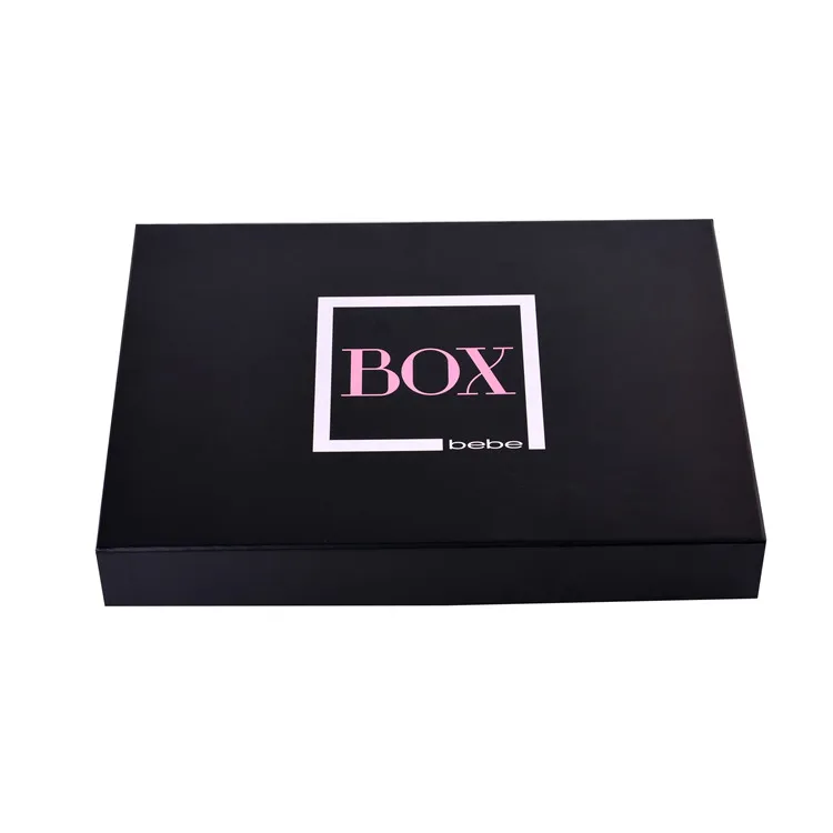 
Custom Made Cardboard Paper Deluxe Rigid Lift Off Clothing Packaging Gift Box 