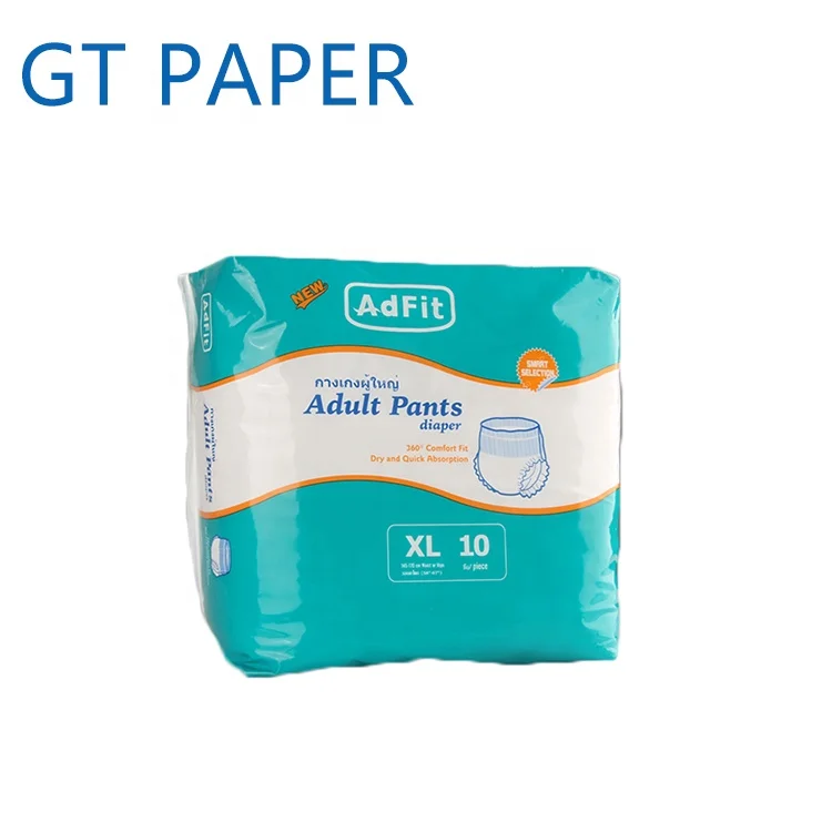 Adfit Wholesale Breathable OEM Adult Diaper Pull Up Super Thick Adult Diapers