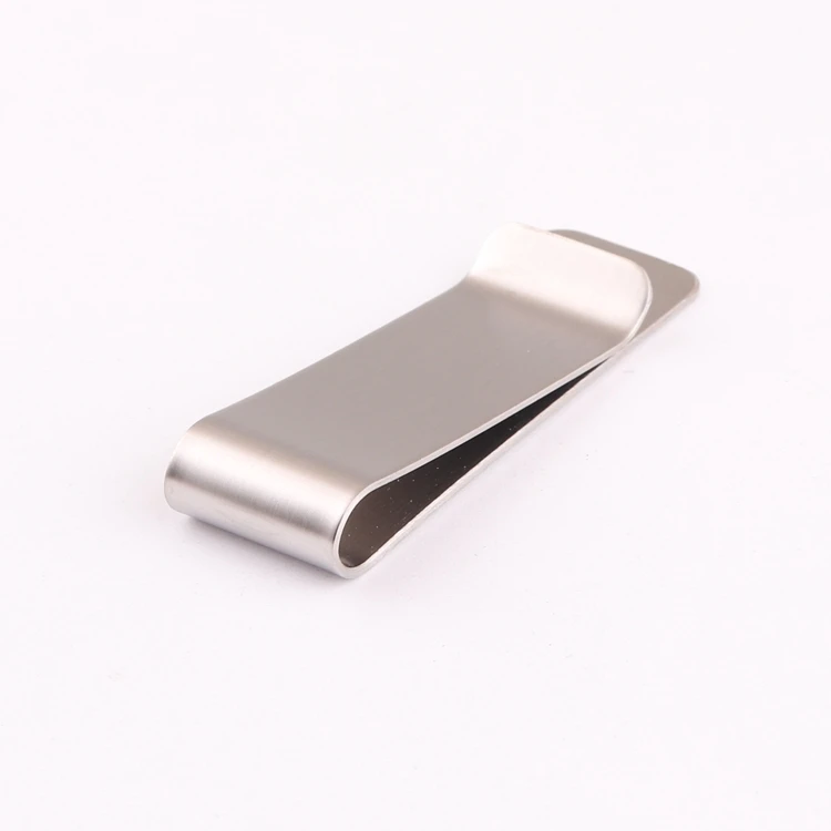 bulk price 50mm metal blank stainless steel wallet money clip wholesale