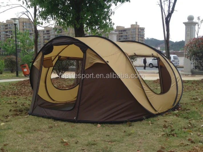 Fiberglass beach tent 1-2 person automatic pop up camp fun tent