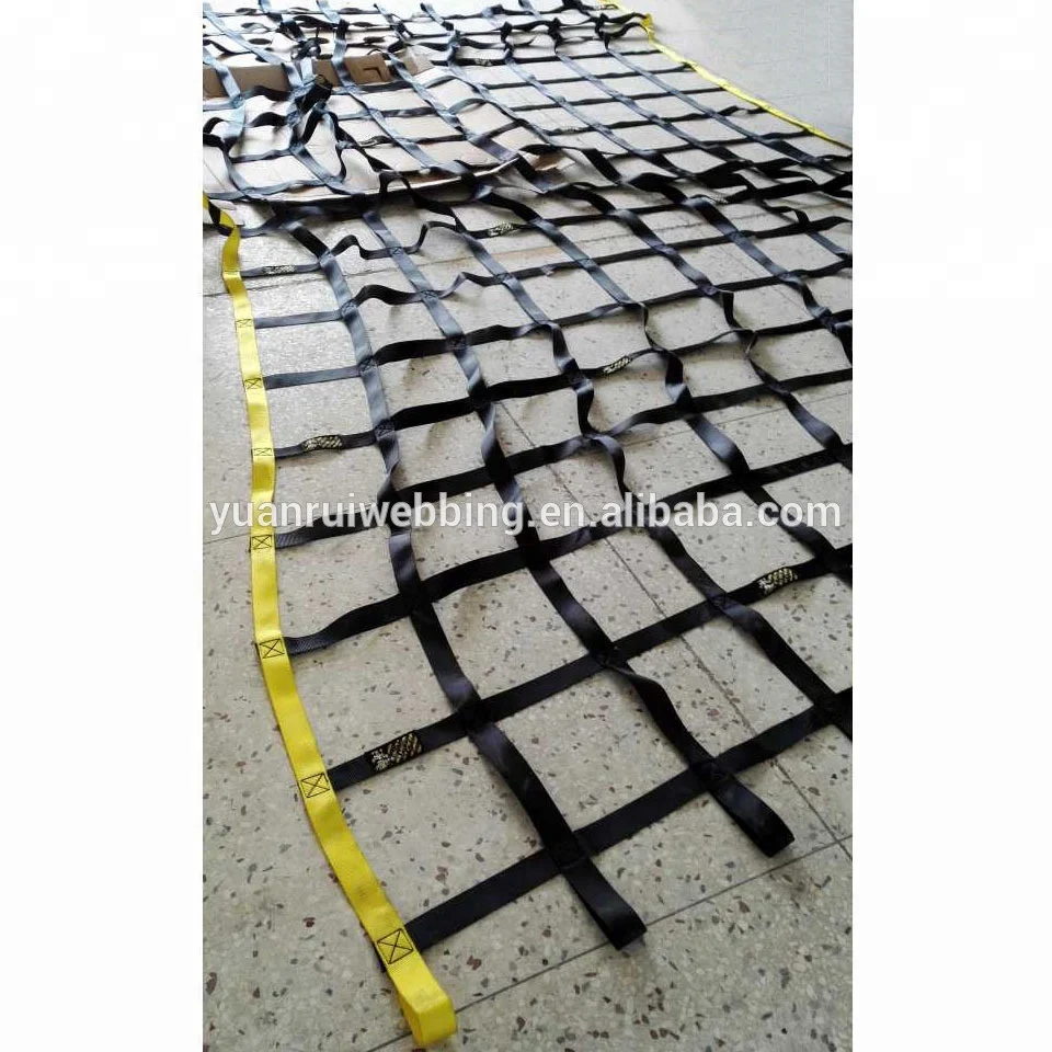 
100% Полиэстеровая сетка для груза, Регулируемая сетка для грузовика, для внедорожника, грузовая сетка для скалолазания 