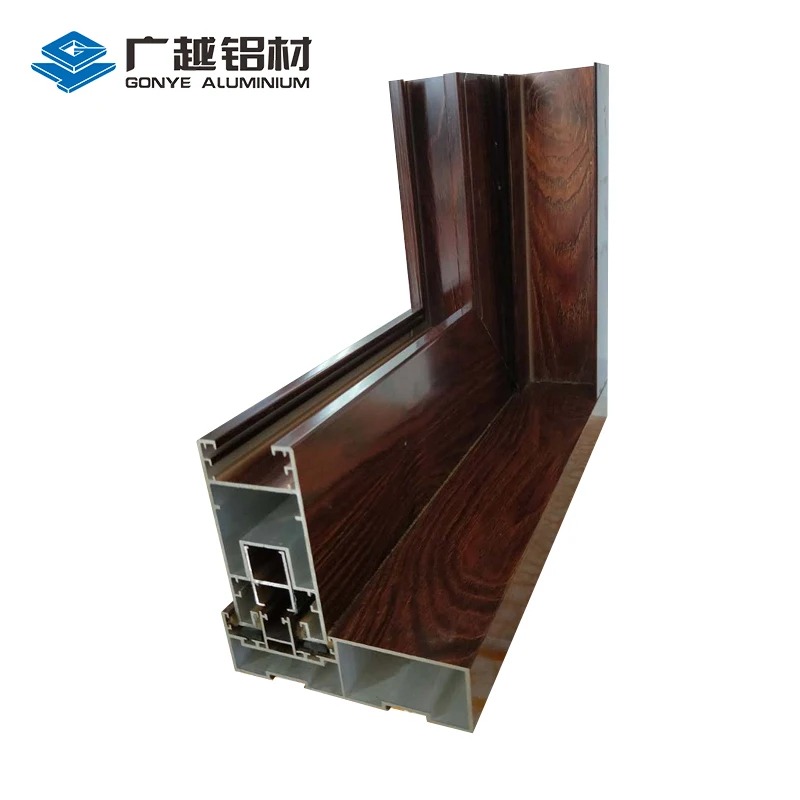 Aluminium per kg doors and window section profile price