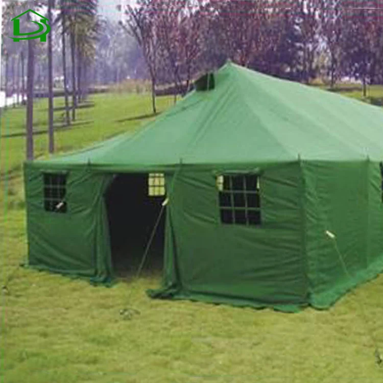Green 20 Person Us Large Heavy Duty Waterproof Surplus Man Style Canvas Tents for Sale