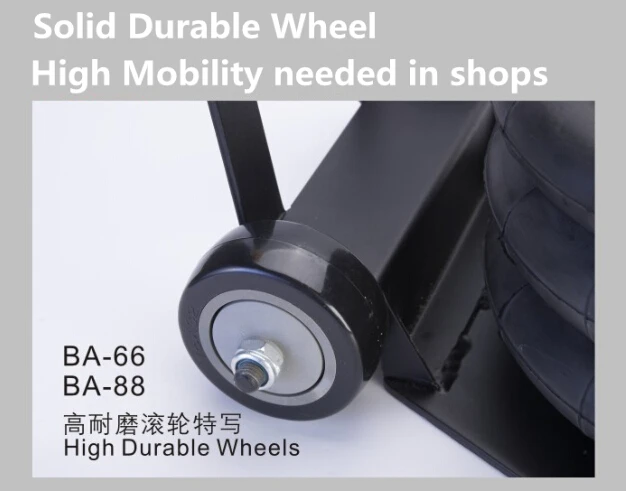 High quality quick assignment car jack Air bellow jacks BA-66-D for tyre shop or car service station
