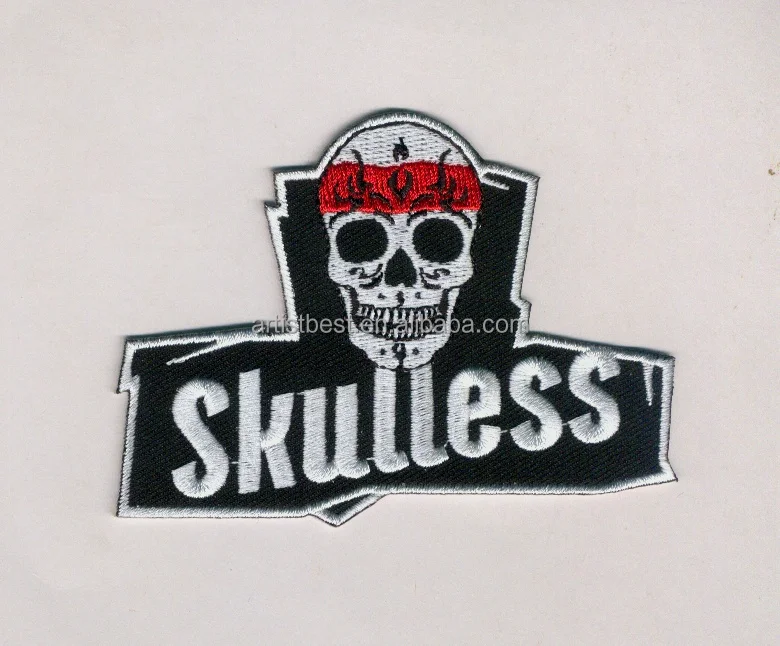 Custom Made Skull Heat Seal T-shirt Emblems Bags patch shoes patch iron on sew on patch for clothing