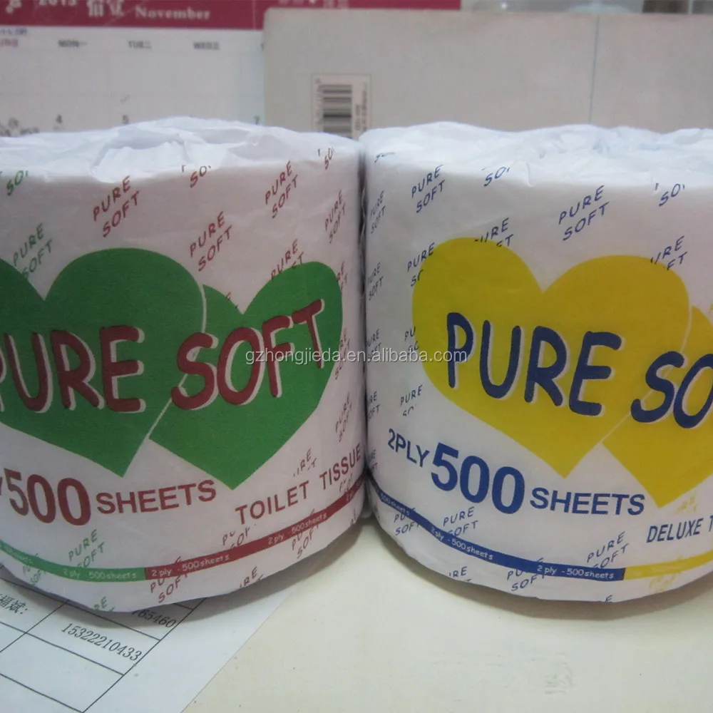 
Economic 100% Recycled Pulp Toilet Paper tissue paper toilet paper rolls 