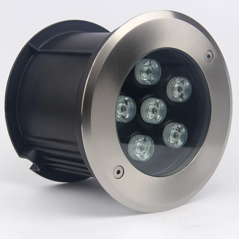 Outdoor Lighting IP68 LED Underground Light 6W Buried Recessed Floor Ground Yard Path Landscape Lamp