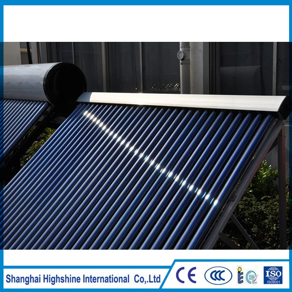 Best sale Solar Keymark certified heat pipe solar collector with CPC reflector Pressure Heat Pipe Heating Collector