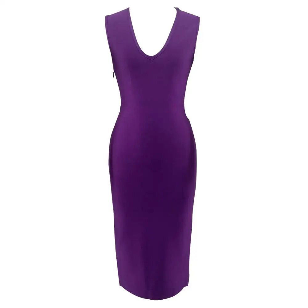 New arrival deep V-neck sexy sleeveless long skirts button decorative sexy dress