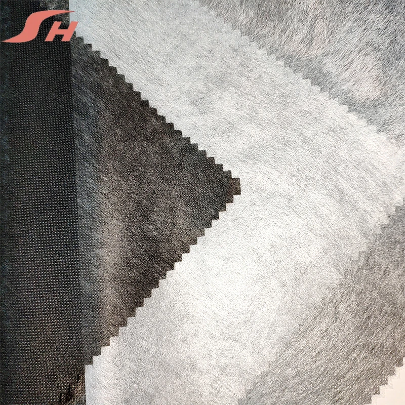 
Factory direct sale polyester/nylon fabric fusing nonwoven interlining 