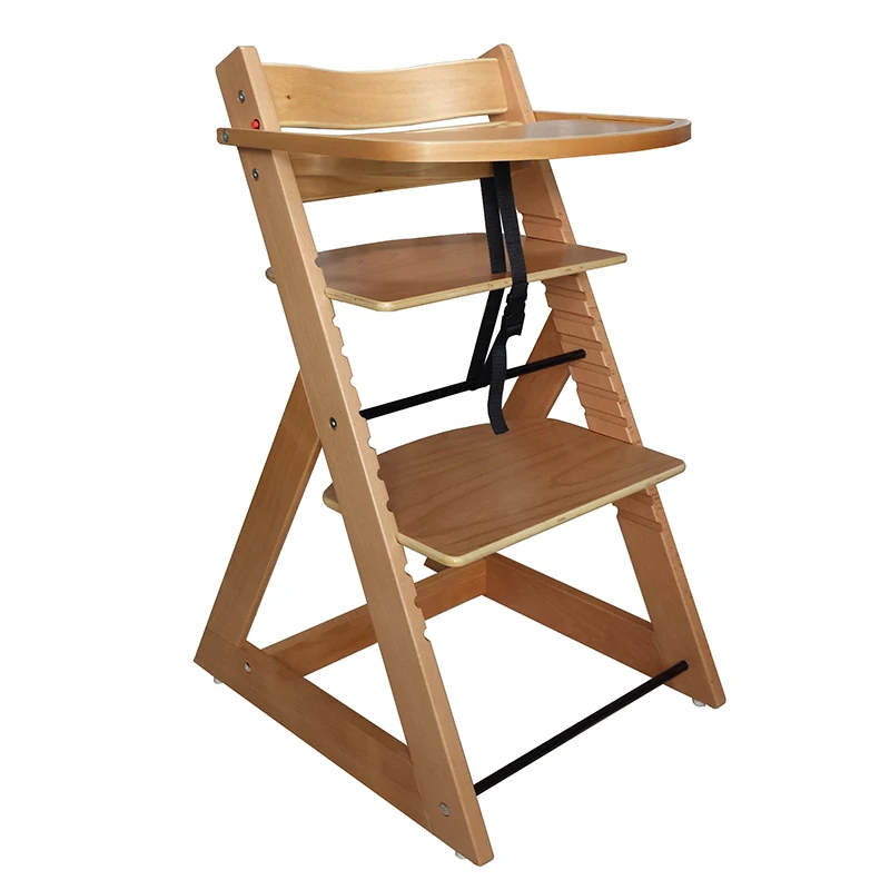 
Cubby Plan LMHC-004 Solid Beech Wood Feeding Baby High Chair 