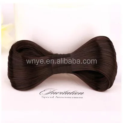 
4 Colors New Fashion Big Bow Ties Wig Hairpin Clips 