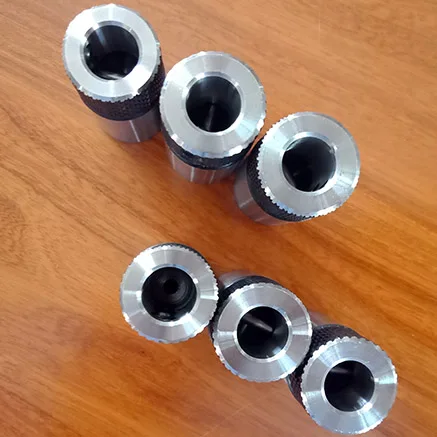 Quick coupling adaptor for woodworking drill bits machine