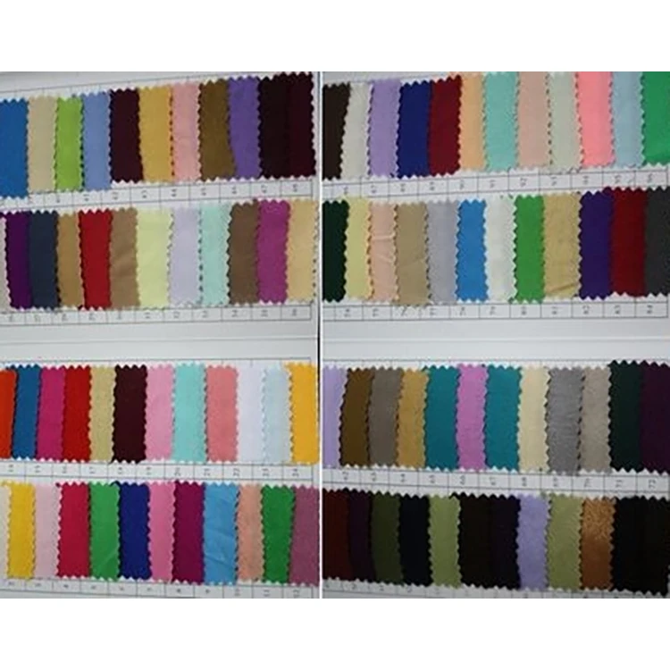 Однотонные тканые ткани 58 дюймов из крепа и Сатина на спине полиэстера