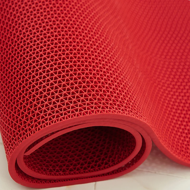 PVC Material Hard Plastic Vinyl S Type Mat Swimming Mat