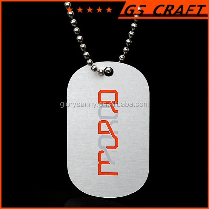 Wholesale Customized Lovely Pet Jewelry Dog Supplies Logo Dog Tag , Custom Metal Dog Tag With Ball Chain