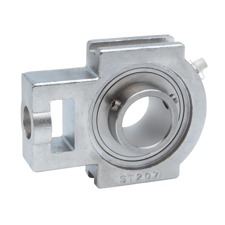 SSUCT210 Stainless Steel Take-Up Pillow Block Bearing With 304 Housing and 420 Bearing Insert Set Screw Locking