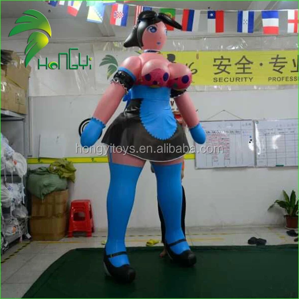 Strong Funny Inflatable Japanese Sex Girl / Hongyi PVC Inflatable Sex Animal SPH Girl Hot