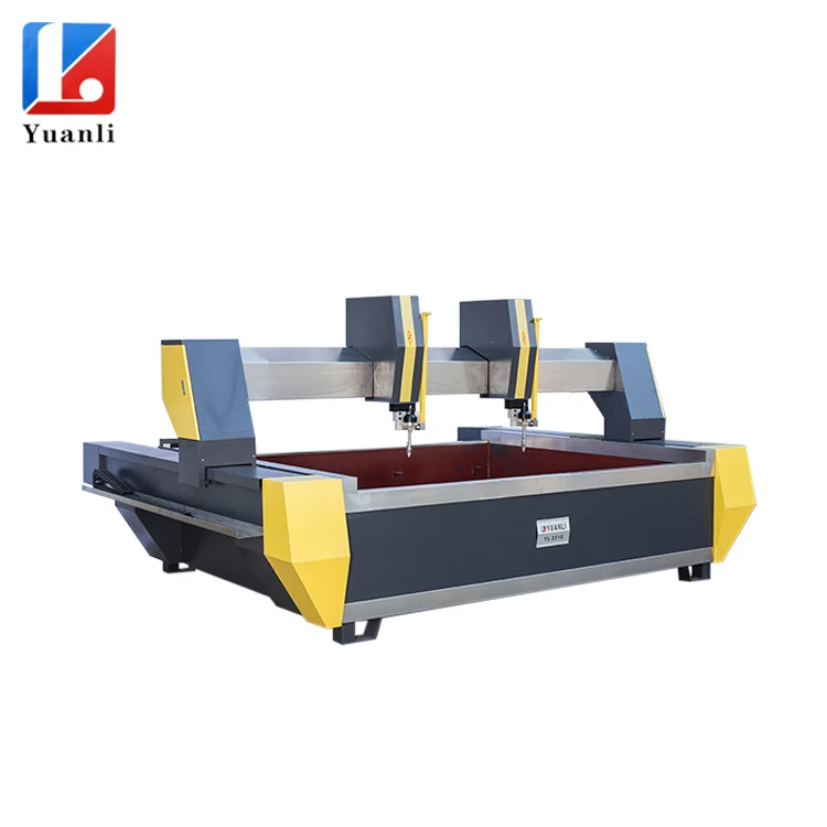 
Automatic abrasive water jets cutting machine used for stone, marble, and glass cutting 
