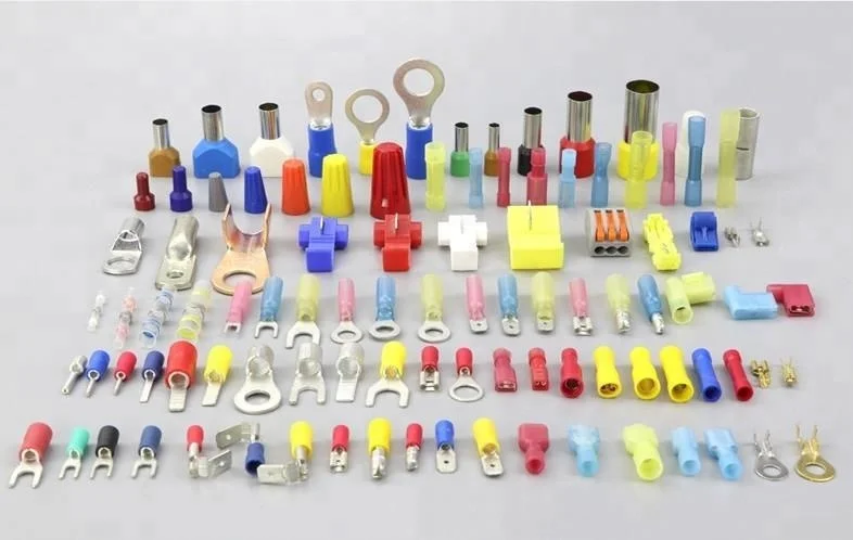 made in china SV1.25-3 brass spade electric cable terminal connector