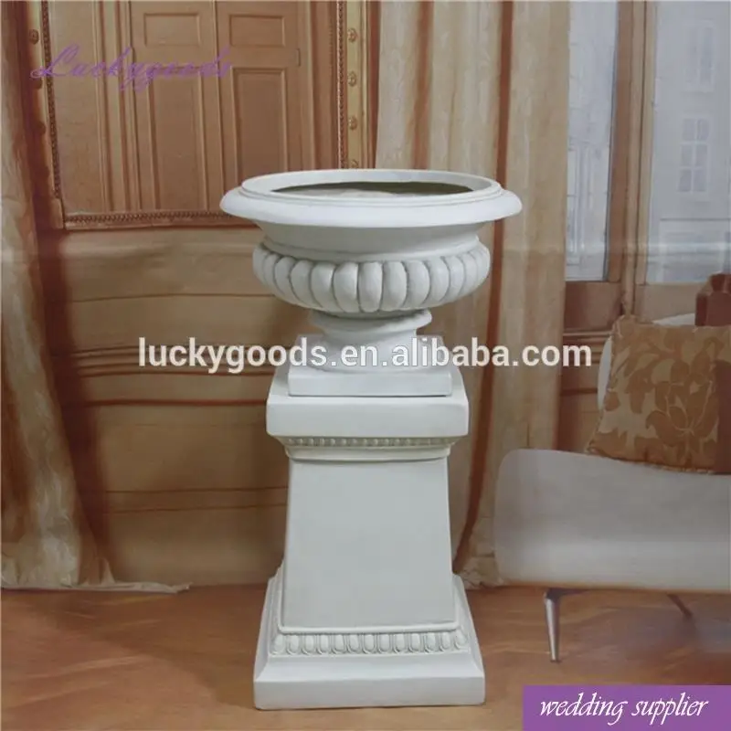 
LG20171206-3 hot sale wedding event decoration white plastic pillars 