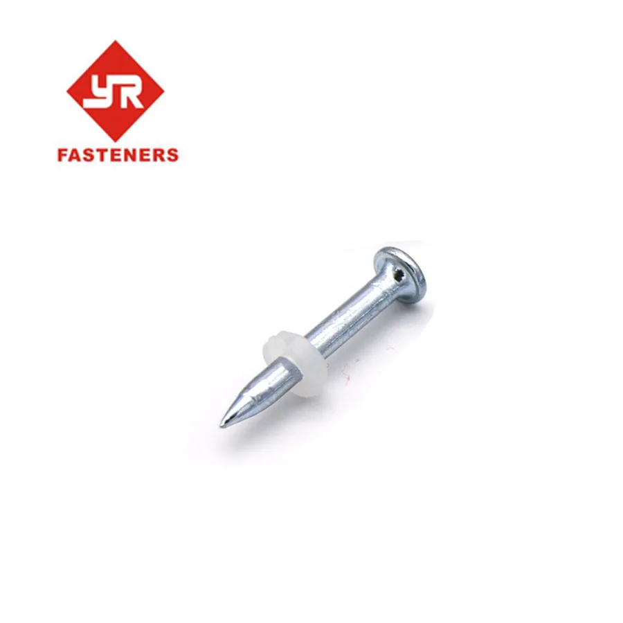 Системы крепления порошка YD, фиксирующий приводной штифт для бетона с пластиковой шайбой