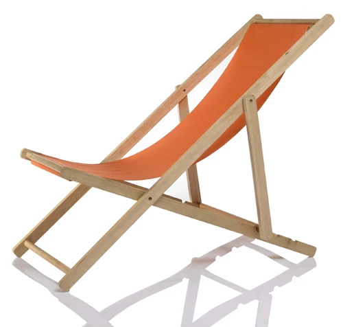 Wooden adjustable Reclining Folding beach Deck Chair
