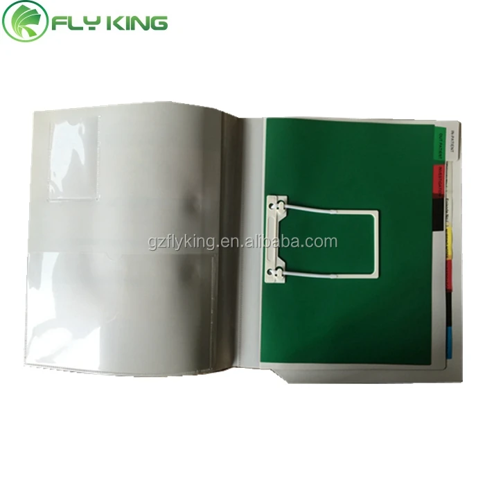 
Popular best-selling plastic dividers with clip medical file folder 