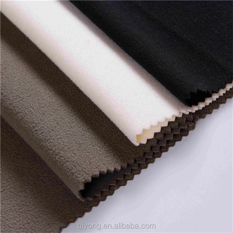 Shaoxing Qiyong Knitting Cheap Brushed Polar Fleece Fabric Microfiber Polartec Antipilling for Blankets